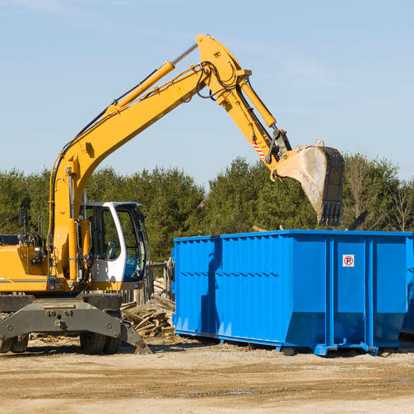 can i choose the location where the residential dumpster will be placed in La Puerta TX